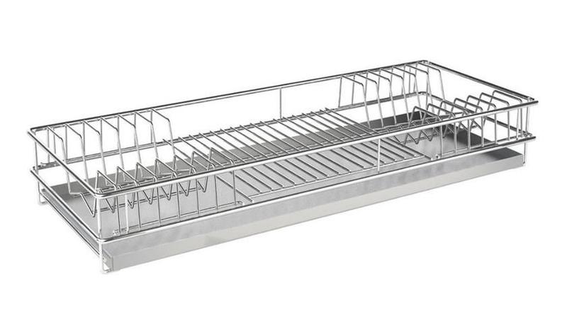 Imagem de Escorredor De Pratos Embutir 870x75x270mm Mód 900mm Inox