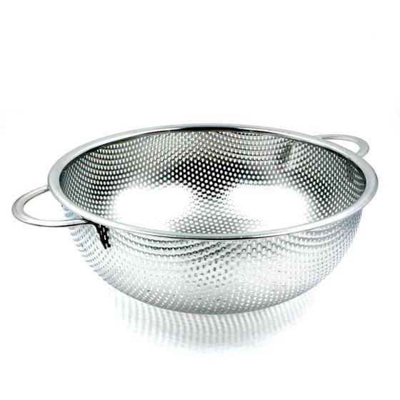 Imagem de Escorredor Macarrão Inox  22 Cm Cozinha