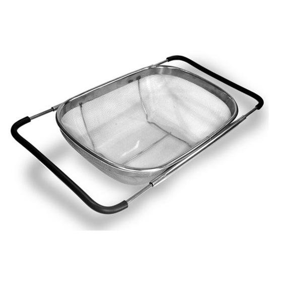 Escorredor Pia em aço Inox Peneira Grande Alça Expansível Ke Home 5301-3424KH-1 Menor preço em Escorredor Pia em aço Inox Peneira Grande Alça Expansível Ke Home 5301-3424KH-1