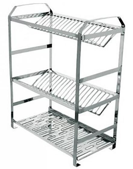 Imagem de Escorredor Super Linha Industrial de 40 Pratos em Aço Inox - EPS-017