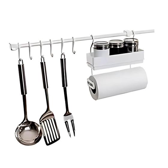 Escorredor Suspenso Metaltru Master 90cm — kit completo instalado com acessórios