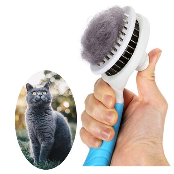 Imagem de Escova Autolimpante ITplus Slicker para Cães e Gatos