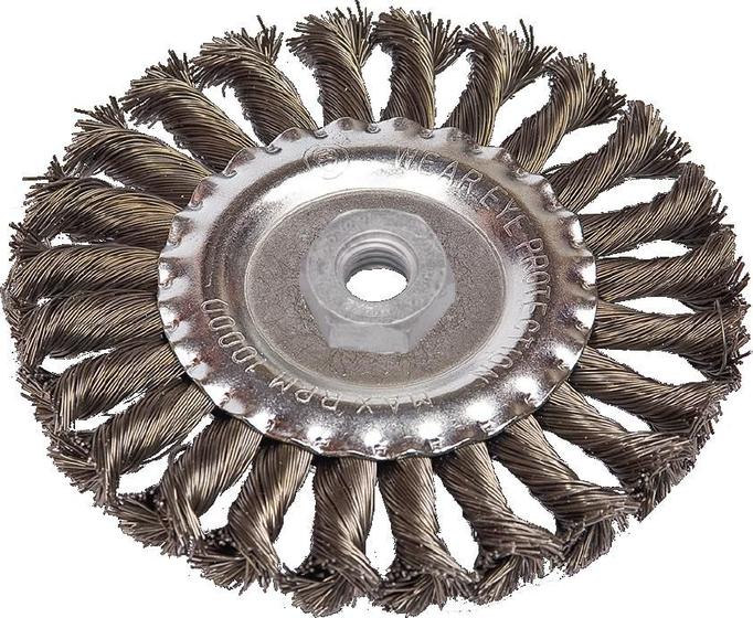 Escova circular torcida aço carbono 150mm - Belfix Menor preço em Escova circular torcida aço carbono 150mm - Belfix
