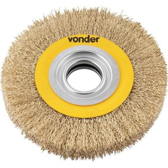 Imagem de Escova de aço circular 6" x 1" com bucha de redução Vonder
