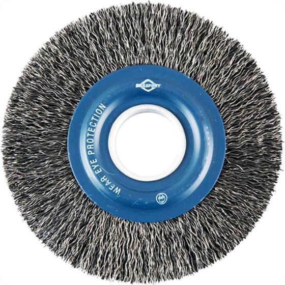 Imagem de Escova De Aco Circular Brasfort 6 X 3/4'' Aco Latonado Blister - 7247