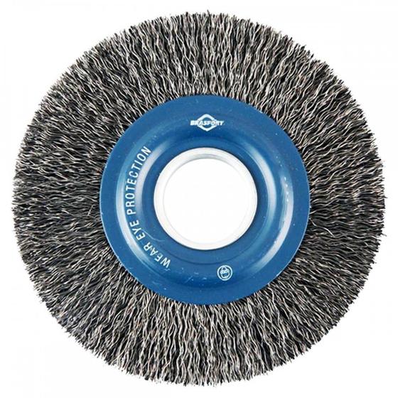 Imagem de Escova De Aco Circular Brasfort 6 X 3/4" Aco Latonado Blister - 7247