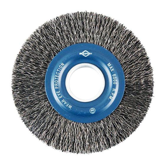 Imagem de Escova de Aço Circular Ondulada 6 x 1 com Redução Brasfort