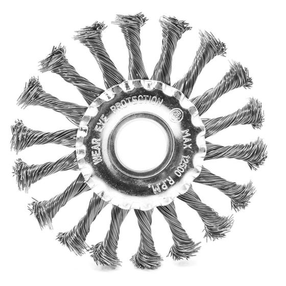 Imagem de Escova De Aço Inox Circular Rotativa Trançada 4.1/2 115Mm