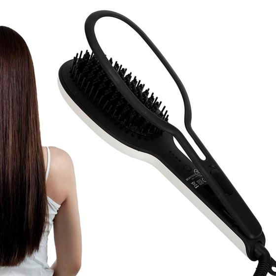 Imagem de Escova de alisador de cabelo Comb HURRISE Straightening Iron