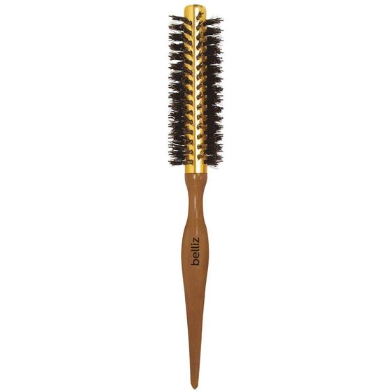 Imagem de Escova de Cabelo Belliz Madeira MTL Pont 14 Ref 416 com 1 Unidade