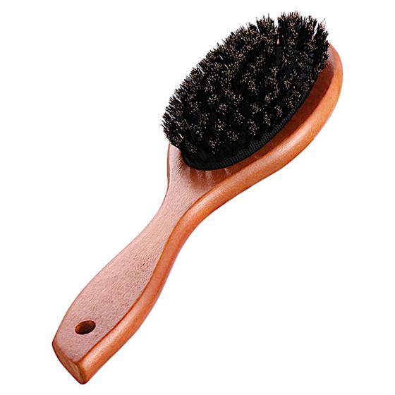 Imagem de Escova de Cabelo Cerdas Macias de Javali Cabo Lótus Natural