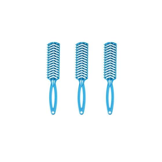 Imagem de Escova De Cabelo Darma 303 Rigida Reta Desemb - Kit Com 3Un