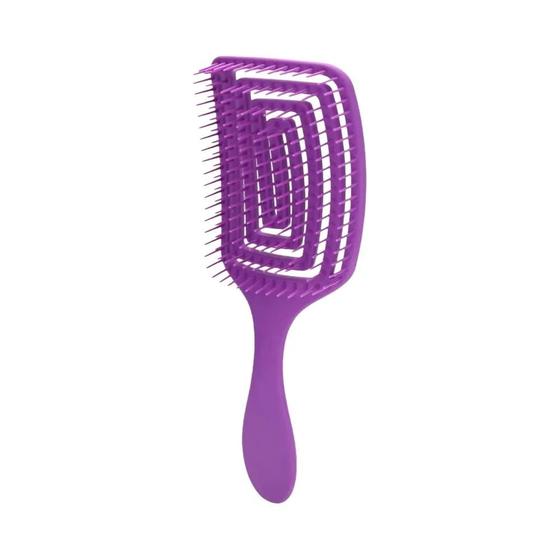 Imagem de Escova De Cabelo Desembaraçadora De Cerdas De Nylon, Pente De Massagem Úmida Para Cabelos Cacheados,