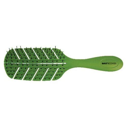 Imagem de Escova de cabelo Ecoflex Detangler Amido vegetal natural 1 cada da Bass Brushes (pacote com 6)