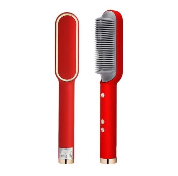 Escova De Cabelo Elétrica Pente De Aquecimento Para Alisador Menor preço em Escova De Cabelo Elétrica Pente De Aquecimento Para Alisador
