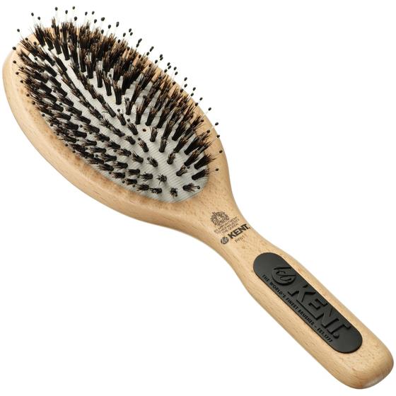 Imagem de Escova de Cabelo Kent PF01 - Almofada Grande Desembaraçadora com Cerdas de Javali