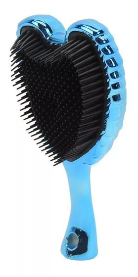 Imagem de Escova De Cabelo Profissional Roger Anjo Ciao Detangle Brush - Azul/Preto