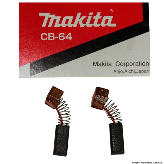 Imagem de Escova de carvao cb-64 - 194968-1 - makita