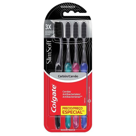 Escova de Dente Colgate Slim Soft Black