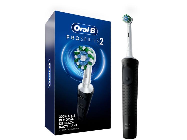 Escova de Dente Elétrica Recarregável Black Oral-B Menor preço em Escova de Dente Elétrica Recarregável Black Oral-B