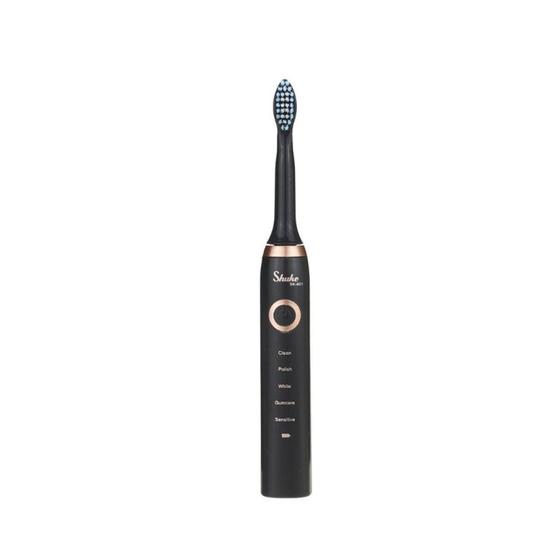 Escova de Dente Elétrica Recarregável Inteligente com 3 Cabeças De Escova Macia Automática à Prova d Menor preço em Escova de Dente Elétrica Recarregável Inteligente com 3 Cabeças De Escova Macia Automática à Prova d