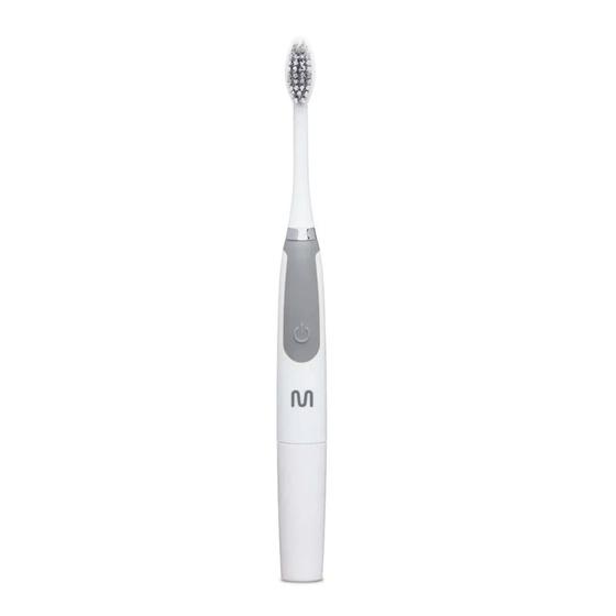 Imagem de Escova De Dente Elétrica Sônica Adulto Vibração Health Pro Escova Dental Elétrica Sônica À Prova De agua IPX7 com Refil Extra