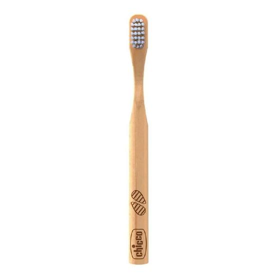 Imagem de Escova de Dente Infantil Chicco Natural Bamboo Cor Unica