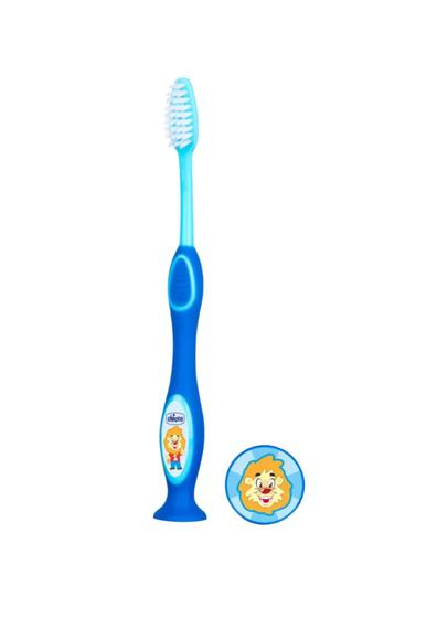 Imagem de Escova de dente infantil com ventosa 3-6 anos chicco 