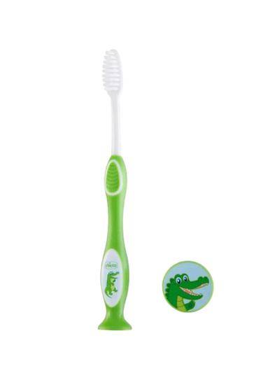 Imagem de Escova de dente infantil com ventosa 3-6 anos chicco 
