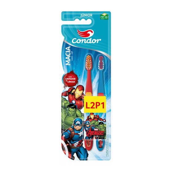 Imagem de Escova de Dente Infantil Condor Kids Leve 2 Pague 1