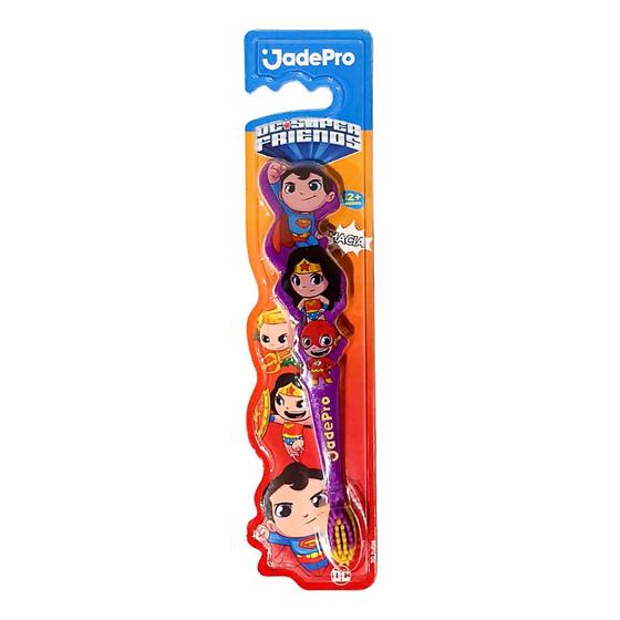 Imagem de Escova de Dente Infantil DC Super Friends JadePro para criança acima de 1 ano