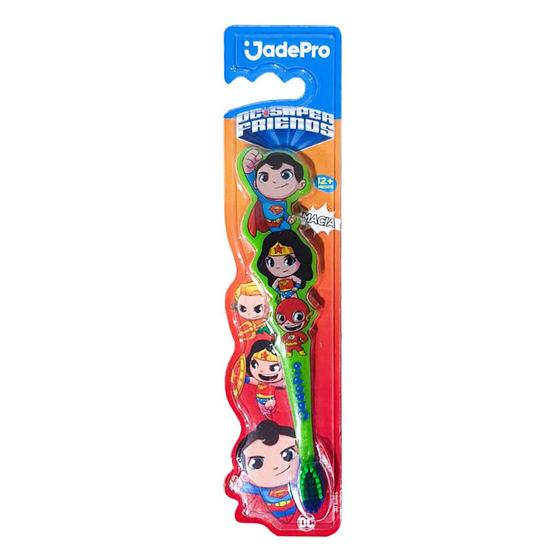 Imagem de Escova de Dente Infantil DC Super Friends JadePro para criança acima de 1 ano