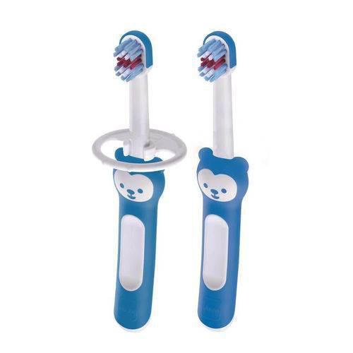 Imagem de Escova De Dente Mam BabyS Brush Azul (2 Unidades) 6M+