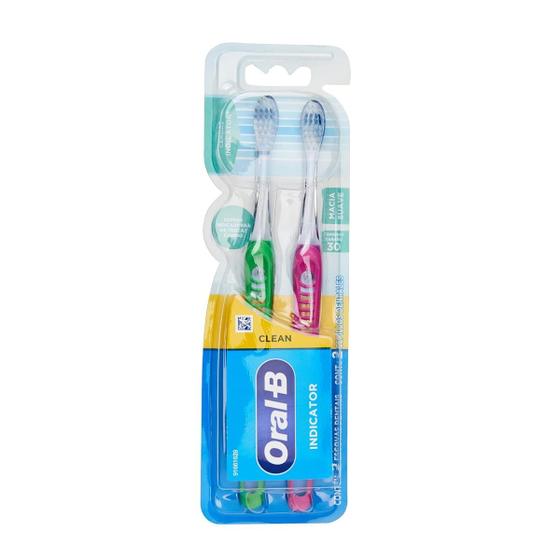 Imagem de Escova De Dente Oral-B Indicador Plus 2 Unidades Oral-B