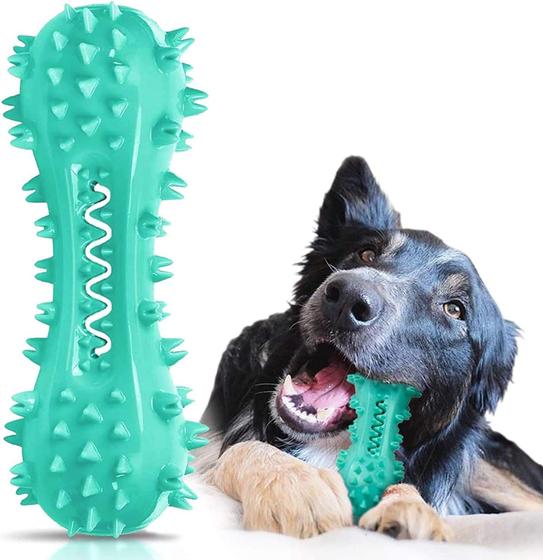 Imagem de Escova de dentes Chew Toy CERISURIO Stick Bone para dentes de cachorro azul