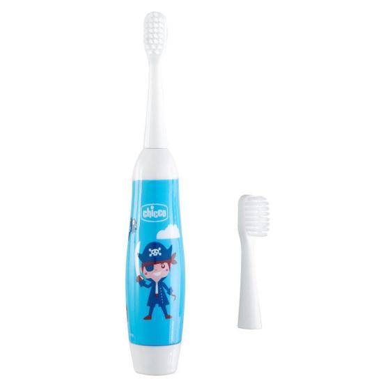 Imagem de Escova de Dentes Chicco Elétrica Pirata Menino 3+ Meses Azul