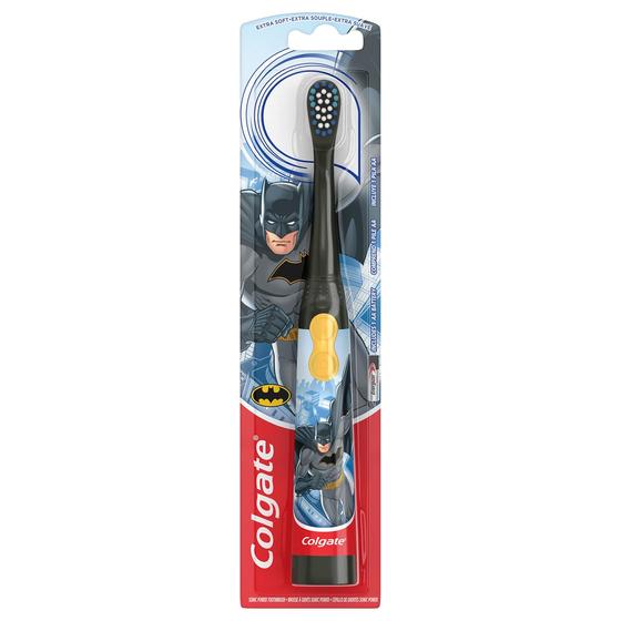 Imagem de Escova de dentes Colgate Kids Batman alimentada por bateria Extra Soft