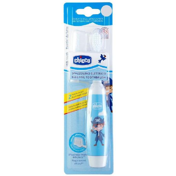 Imagem de Escova De Dentes Elétrica Infantil Para Higiene Azul Chicco
