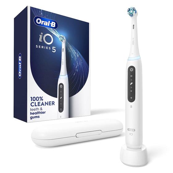 Imagem de Escova de dentes elétrica Oral-B iO Series 5 Recarregável Branca