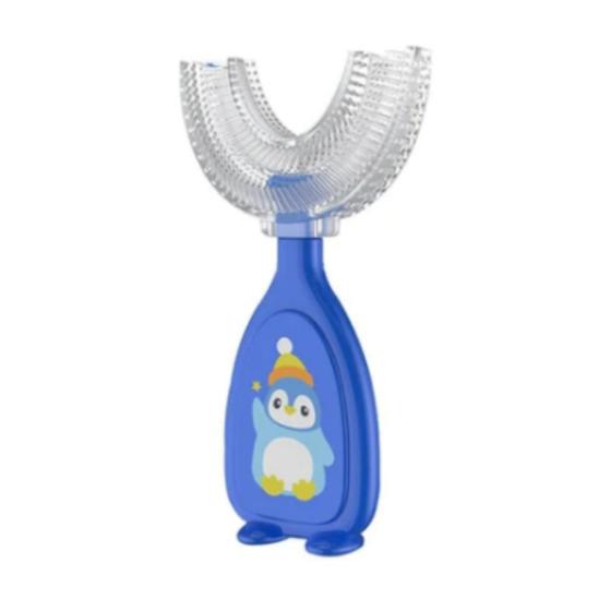 Imagem de Escova de dentes infantil de silicone 360 graus para crianças e bebes