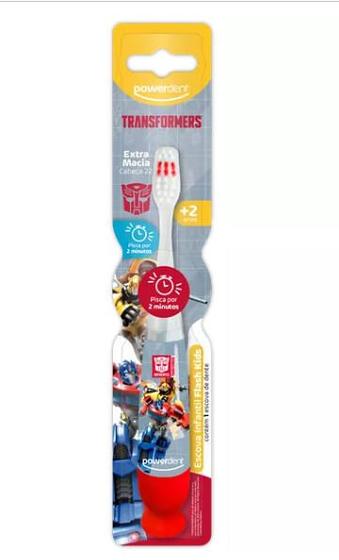 Imagem de Escova de dentes infantil - transformes  2718 - powerdent 