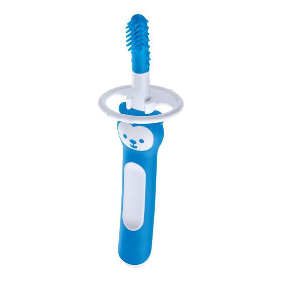 Imagem de Escova De Dentes Para Bebês Massaging Brush 3M+ Azul- MAM