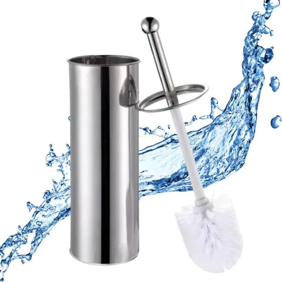 Escova De Limpar Vaso Sanitário Suporte Aço Inox Sanitária Menor preço em Escova De Limpar Vaso Sanitário Suporte Aço Inox Sanitária
