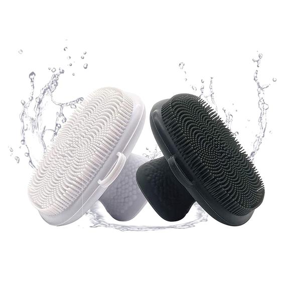 Imagem de Escova de Limpeza Facial de Silicone - Esfoliante, Massageadora e Removedora de Cravos