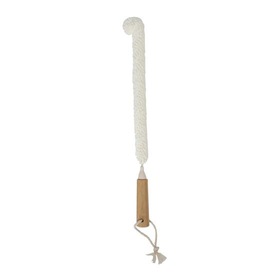 Imagem de Escova De Limpeza Flexível Para Jarras Com Cabo De Bambu