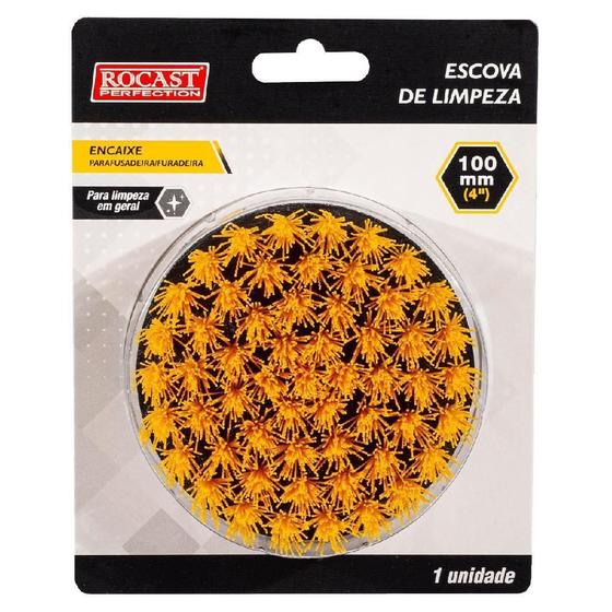 Imagem de Escova De Limpeza Para Furadeira 100Mm 4'' 319,0033 - Rocast