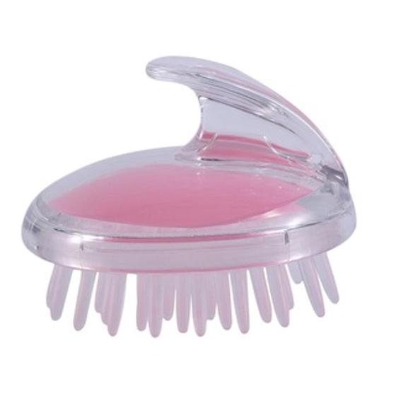 Imagem de Escova De Silicone para Banho e  Limpeza De Couro Cabeludo QBM00956