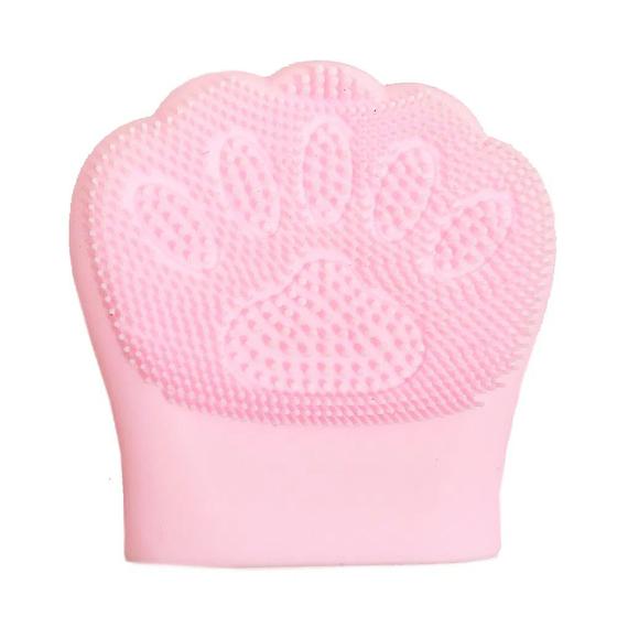 Imagem de Escova de silicone para limpeza facial patinha de gato - mandala makeup