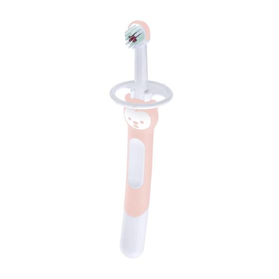 Imagem de Escova Dental Bebê Mam Training Brush 5+ Meses Azul ou Rosa