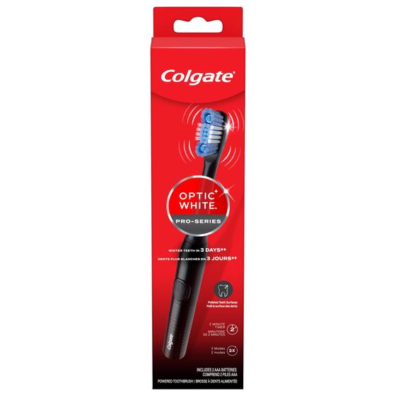 Imagem de Escova Dental Colgate 360° Optic White Pro-Series - Bateria Preta